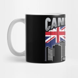 Canberra Australia Skyline Vintage Australian Flag Mug